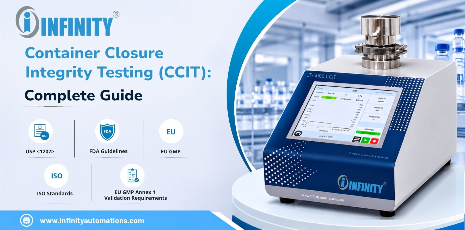 Container Closure Integrity Testing (CCIT) Machine for Sterile Pharmaceutical Packaging