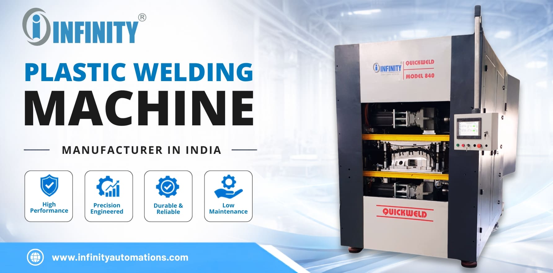 Plastic Welding Machine Manufacturer in India - Infinity Automation